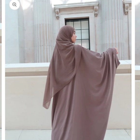 Safia the Label Malika Abaya in dusty rose - Picture 2 of 13